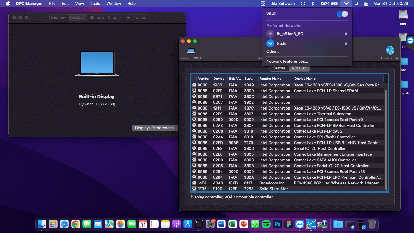 Lenovo IdeaPad Slim 3 15IML05 [CometLake   Intel UHD 10Th Gen + I2C]   OpenCore 2
